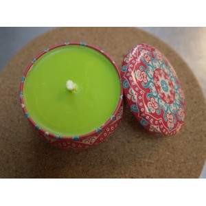 BOUGIE BOITE FER BLANC 2