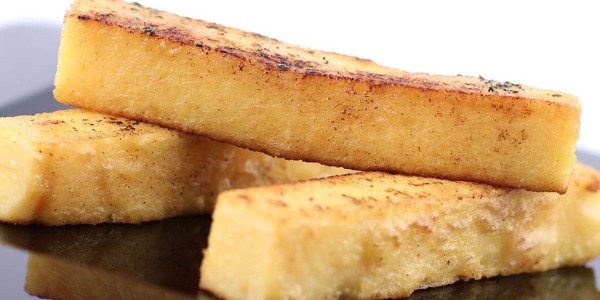 Galettes ou frites de polenta