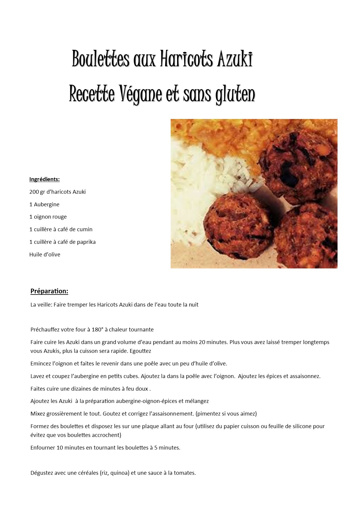 Boulettes aux Haricots Azuki